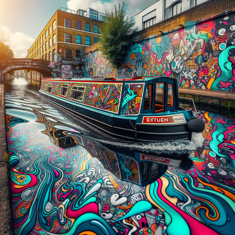 The Graffiti Canal Boat 1