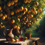 Jug of Lemon and the Lemon Tree