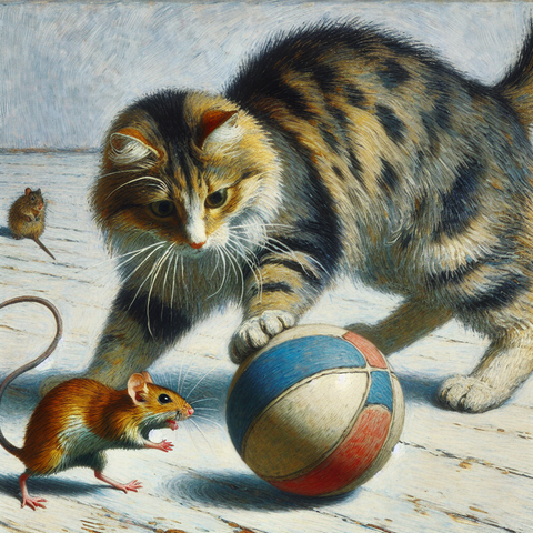 The Cat, Mouse & Ball