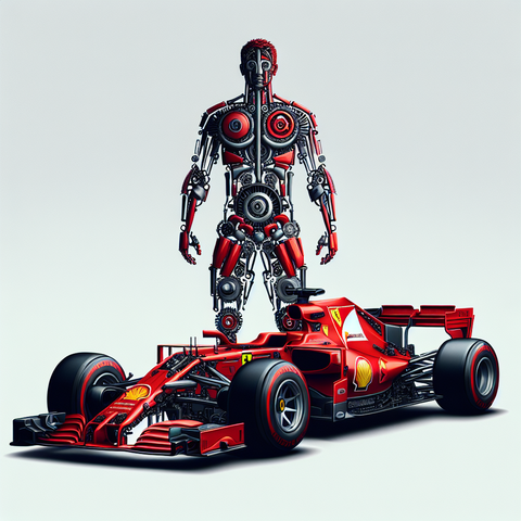 The Ferrari F1 Man in Bits.