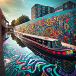 The Graffiti Canal Boat 2