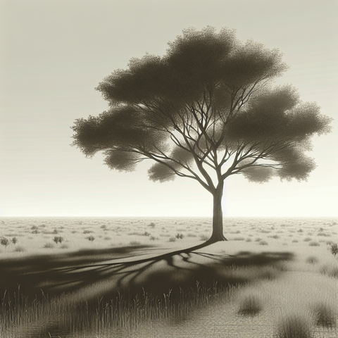 Tree in Sepia