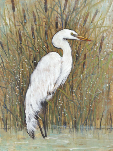 White Egret II - Wall Art - By Tim OToole- Gallery Art Company