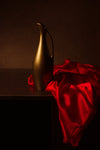 Still life with red cloth - Wall Art - By magnola- Gallery Art Company