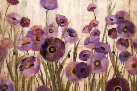 Pink and Purple Flowers - Wall Art - By Silvia Vassileva- Gallery Art Company