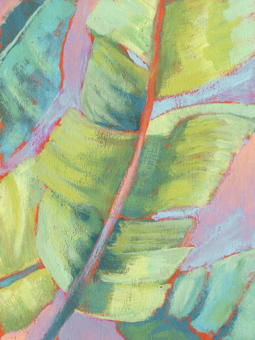 Vibrant Palm Leaves II - Wall Art - By Jennifer Goldberger- Gallery Art Company