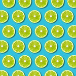 Green lime slices - Wall Art - By Cebas- Gallery Art Company