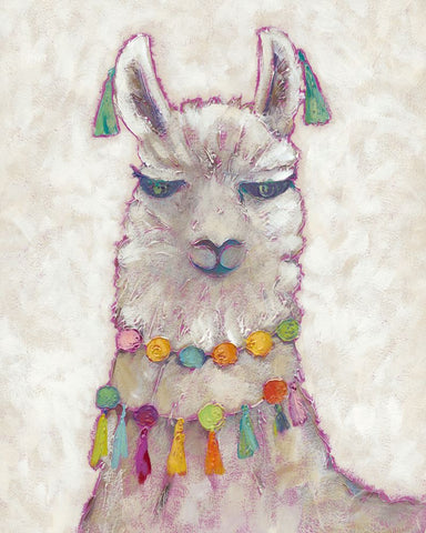 Festival Llama II - Wall Art - By Chariklia Zarris- Gallery Art Company