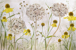 Alliums and heleniums - Wall Art - By Mandy Disher- Gallery Art Company