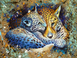 Panther With Cub 01 - Wall Art - By Jean-Marc Chamard- Gallery Art Company