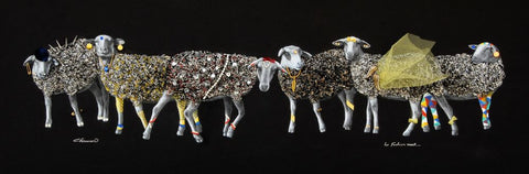 Sheep 01 - Wall Art - By Jean-Marc Chamard- Gallery Art Company