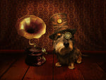 Steampunk Dog - Wall Art - By Babette- Gallery Art Company