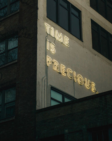 Time is precious - Wall Art - By Kolla.- Gallery Art Company
