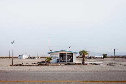 Post Office in the desert - Wall Art - By MiltonGan- Gallery Art Company