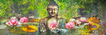 Buddha Lotus Antique - Wall Art - By Michael Tarin- Gallery Art Company