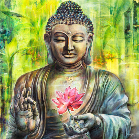 A Buddha In Peace - Wall Art - By Michael Tarin- Gallery Art Company