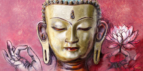 Buddha Spiritual - Wall Art - By Michael Tarin- Gallery Art Company