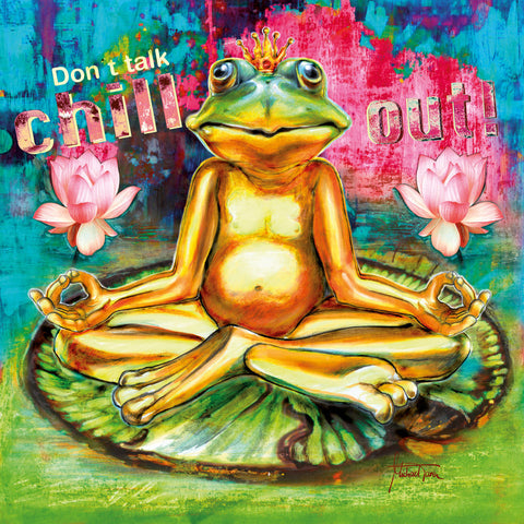 Frog Buddha - Wall Art - By Michael Tarin- Gallery Art Company