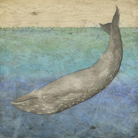 Diving Whale I - Wall Art - By Megan Meagher- Gallery Art Company