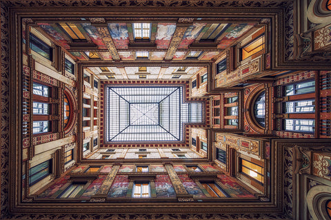 Galleria Sciarra, Rome. - Wall Art - By Massimo Cuomo- Gallery Art Company