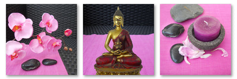 Buddha Spa Pink - Wall Art - By Michael Tarin- Gallery Art Company