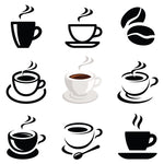 Coffee icon collection - Wall Art - Wall Art - By Hein Nouwens- Gallery Art Company