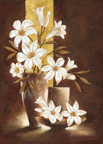 Golden Lily - Wall Art - By Claudia Ancilotti- Gallery Art Company