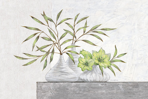 Green Lilies - Wall Art - By Claudia Ancilotti- Gallery Art Company