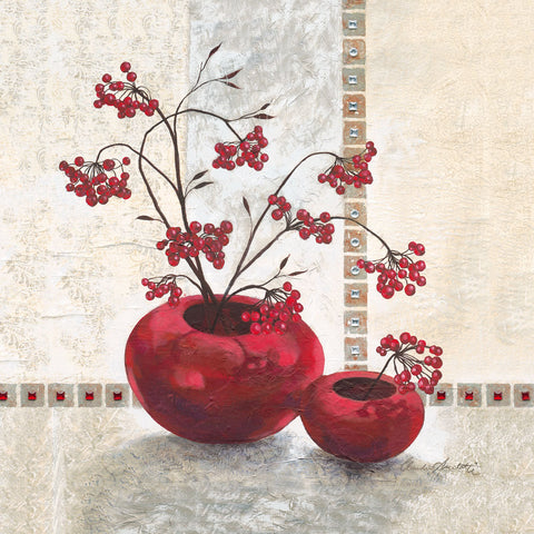 Red Berries - Wall Art - By Claudia Ancilotti- Gallery Art Company