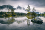 Rainy morning at Hintersee (Bavaria) - Wall Art - By Dirk Wiemer- Gallery Art Company