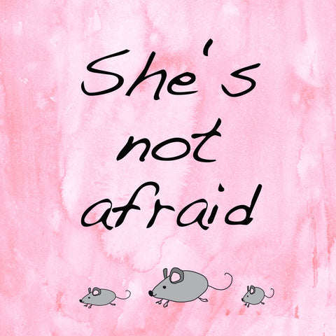 She Is Not Afraid - Wall Art - By Renate Holzner- Gallery Art Company