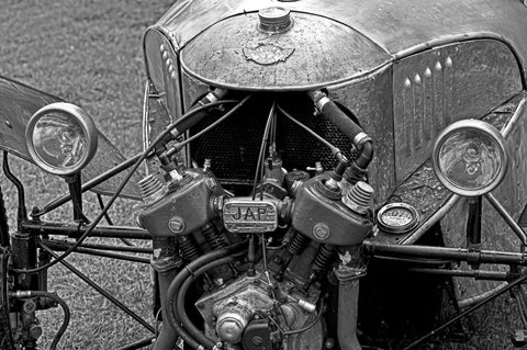 Engine In Black And White I - Wall Art - By George Fossey- Gallery Art Company