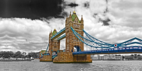 Coloured Tower Bridge - Wall Art - By George Fossey- Gallery Art Company