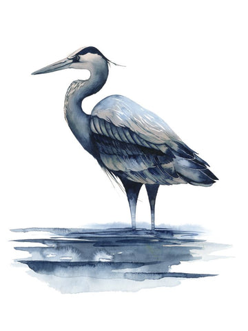 Azure Heron I - Wall Art - By Grace Popp- Gallery Art Company