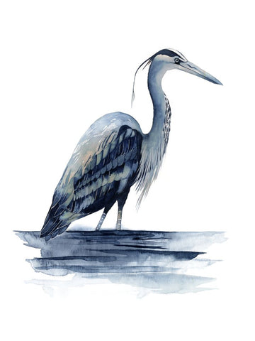 Azure Heron II - Wall Art - By Grace Popp- Gallery Art Company