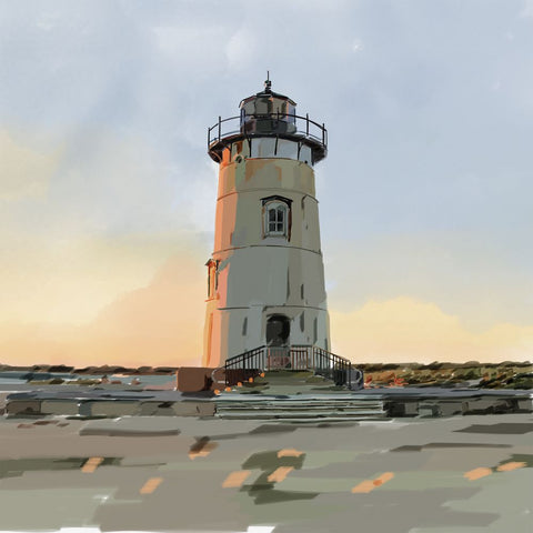 Lighthouse Scene I - Wall Art - By Emily Kalina- Gallery Art Company