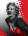 Marilyn Red Dots - Wall Art - By Chris Consani- Gallery Art Company