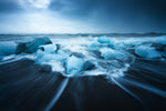 Blue Ice - Wall Art - By David Martin Castan- Gallery Art Company