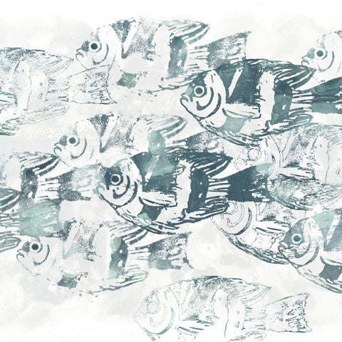 Sealife Batik III - Wall Art - By June Erica Vess- Gallery Art Company