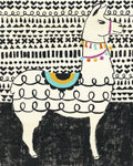 Party Llama I - Wall Art - By Chariklia Zarris- Gallery Art Company