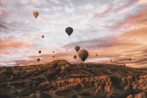 Cappodocia Hot air Balloon - Wall Art - By Ayse Yorgancilar- Gallery Art Company