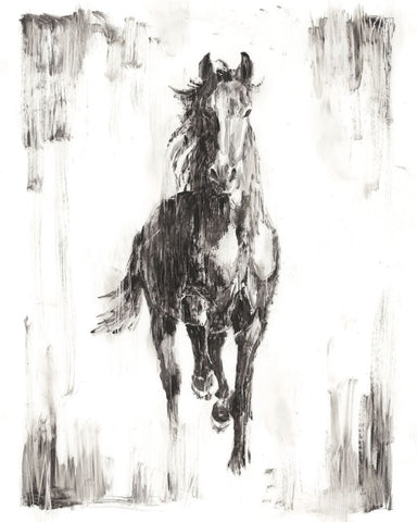 Rustic Black Stallion I - Wall Art - By Ethan Harper- Gallery Art Company