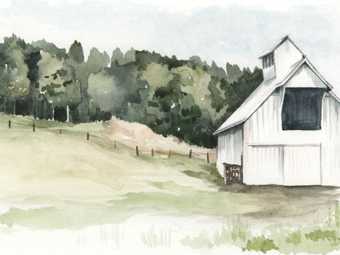 Watercolor Barn III - Wall Art - By Jennifer Paxton Parker- Gallery Art Company