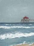 Fishing Pier Diptych I - Wall Art - By Jade Reynolds- Gallery Art Company