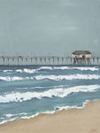 Fishing Pier Diptych II - Wall Art - By Jade Reynolds- Gallery Art Company