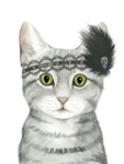 Downton Cat III - Wall Art - By Grace Popp- Gallery Art Company