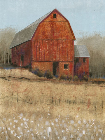 Red Barn View I - Wall Art - By Tim OToole- Gallery Art Company