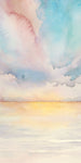 Sea Sunset Triptych II - Wall Art - By Grace Popp- Gallery Art Company