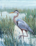 Marsh Heron II - Wall Art - By Tim OToole- Gallery Art Company