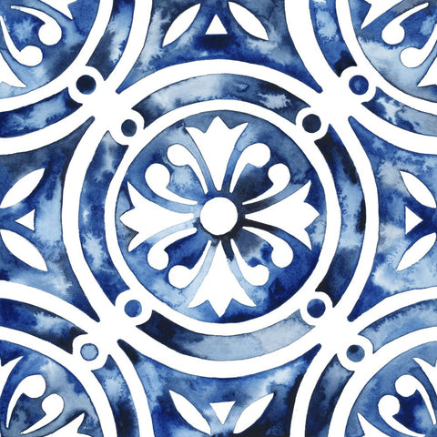 Cobalt Tile IV - Wall Art - By Grace Popp- Gallery Art Company